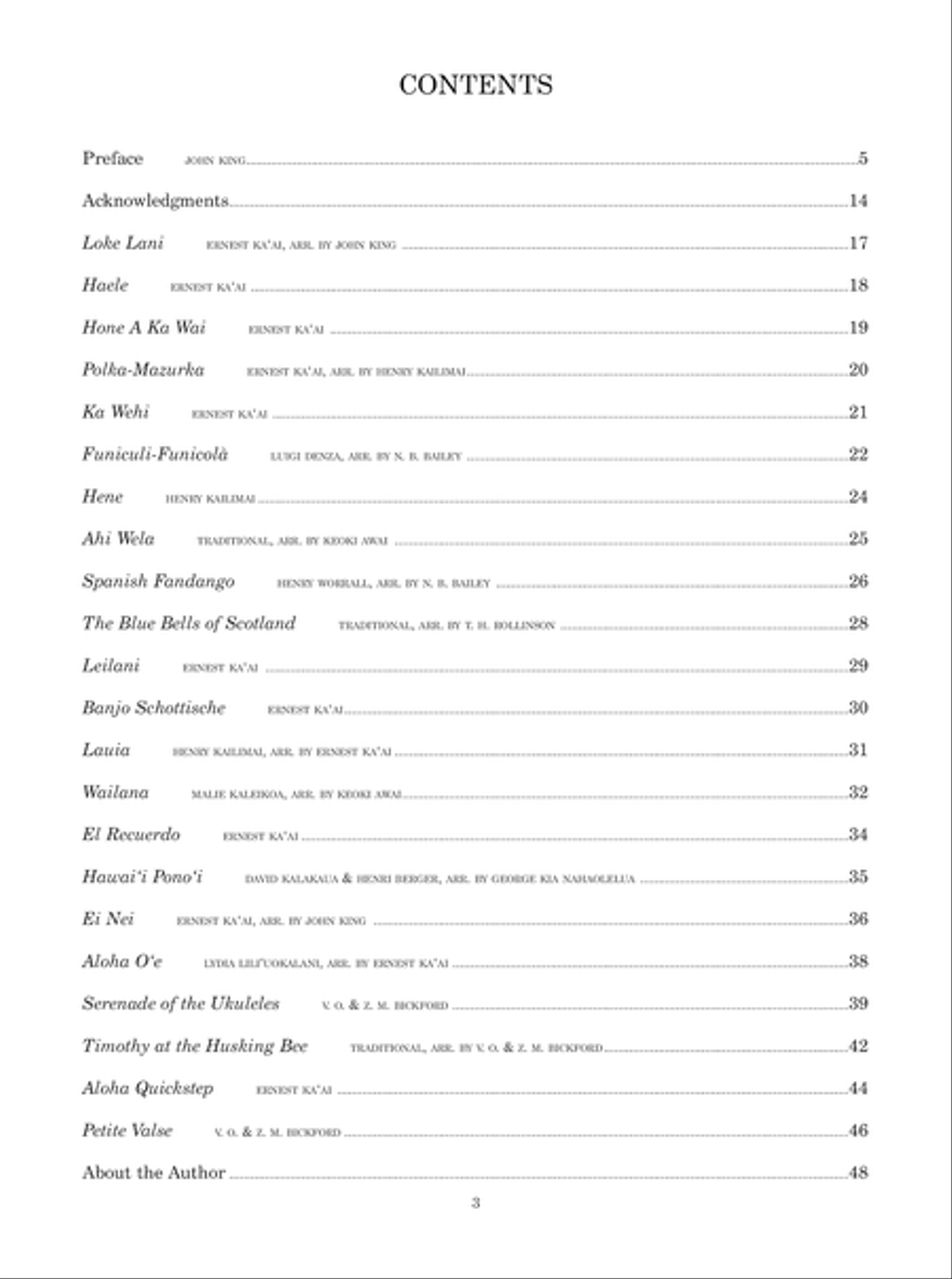 Famous Solos and Duets for the Ukulele Ukulele scores gallery preview page 4