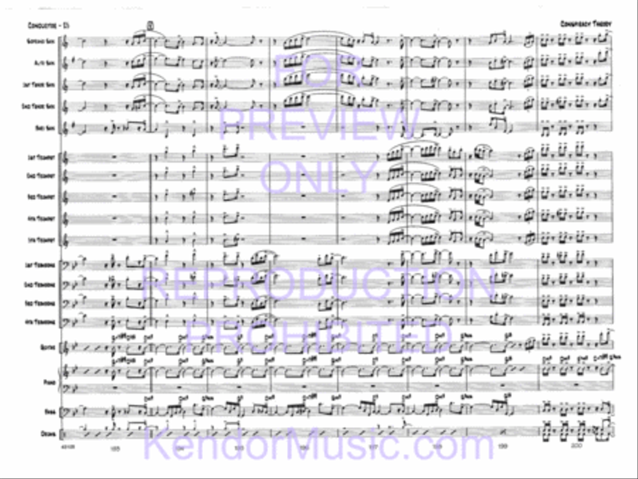 Conspiracy Theory Jazz Ensemble scores gallery preview page 27
