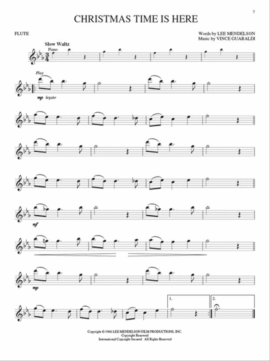 Peanuts™ Flute Solo scores gallery preview page 4