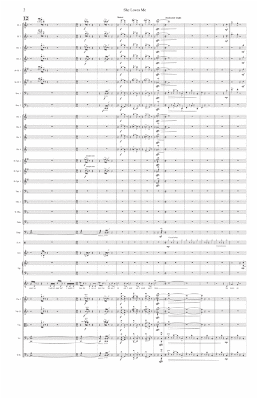 She Loves Me Full Orchestra scores gallery preview page 2