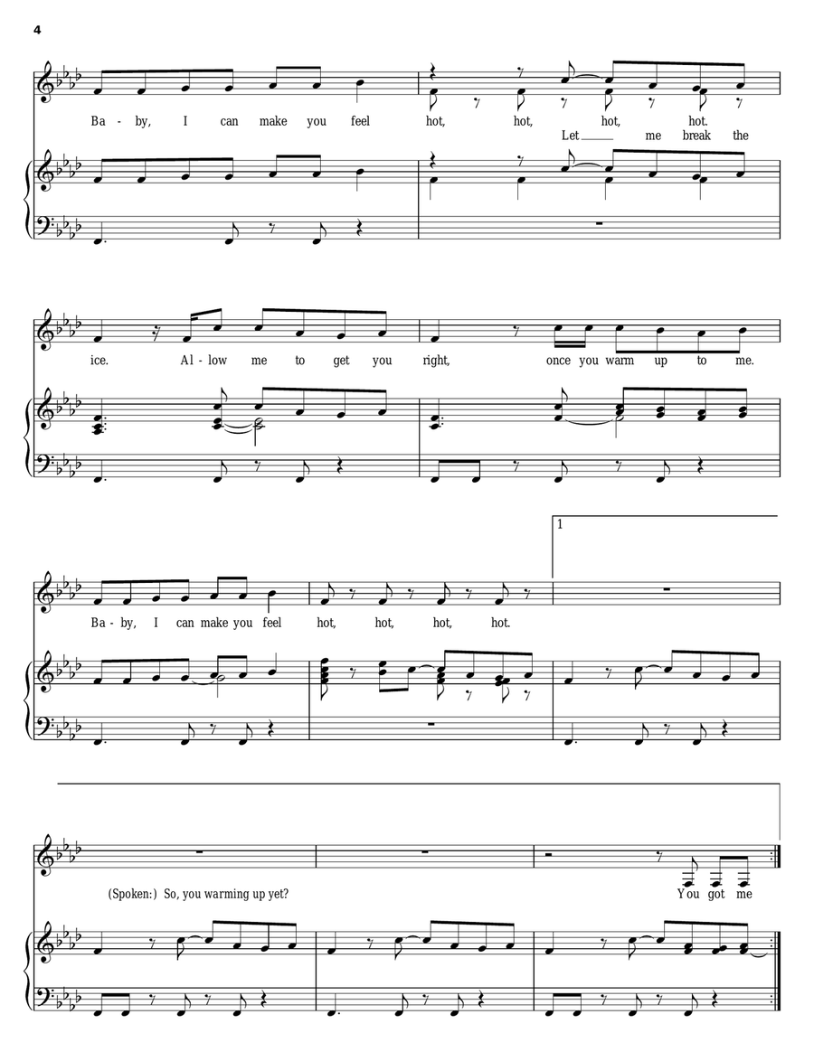 Break The Ice Piano, Vocal, Guitar scores gallery preview page 4
