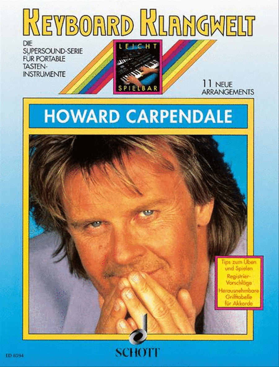 Keyboard Klangw Howard Carpendale Piano scores gallery preview page 1
