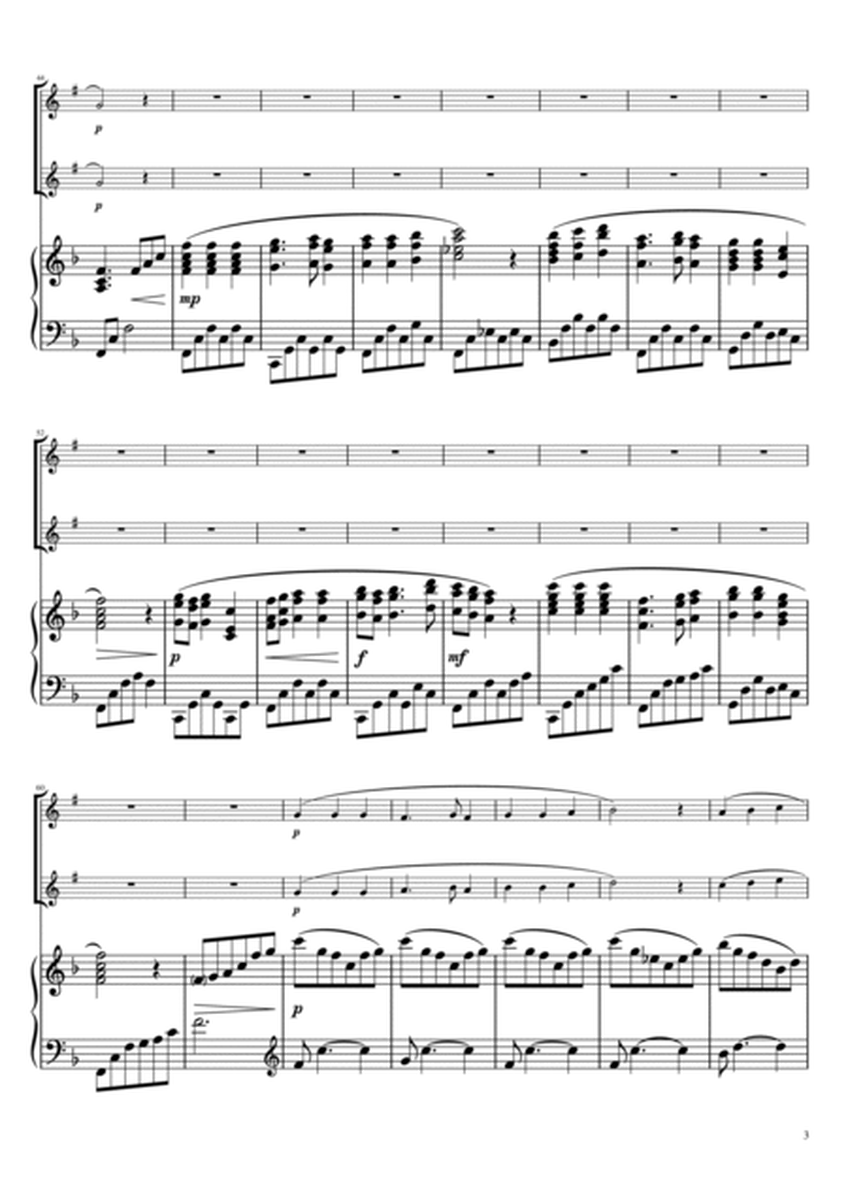 "furusato" (Fdur) pianotrio /clarinet duet image number null