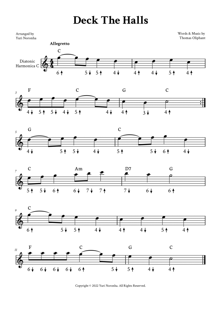 Harmonica tunes in c on sale