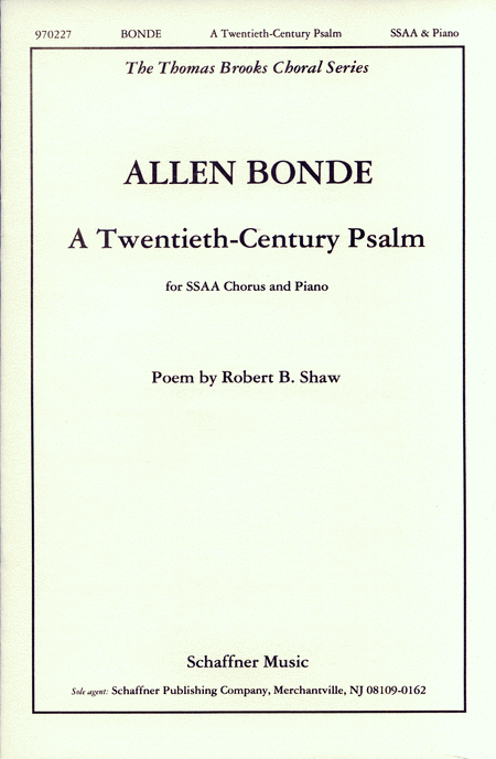 Twentieth Century Psalm