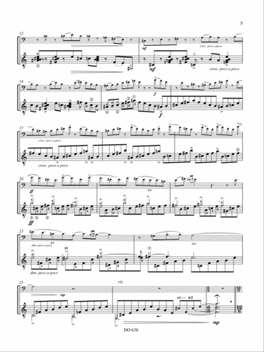 Rainforest canticles Cello scores gallery preview page 5