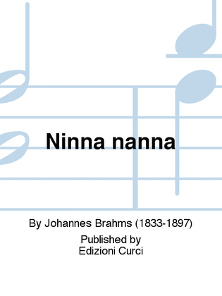 Book cover for Ninna nanna
