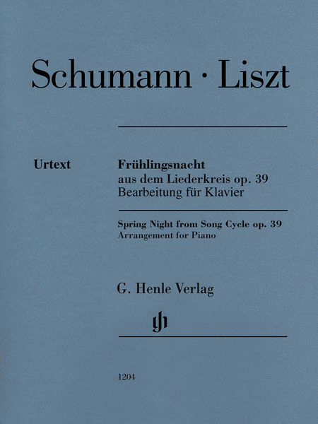 Frühlingsnacht (Spring Night) from Liederkreis, Op. 39