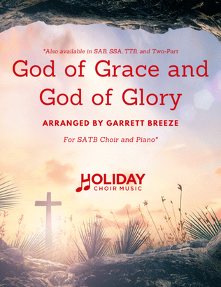 Book cover for God of Grace and God of Glory (SATB)