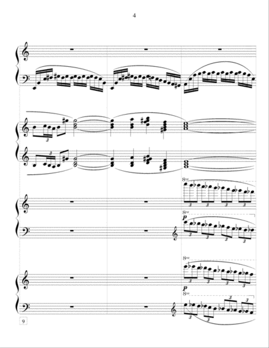 Love Story Piano Quartet scores gallery preview page 5