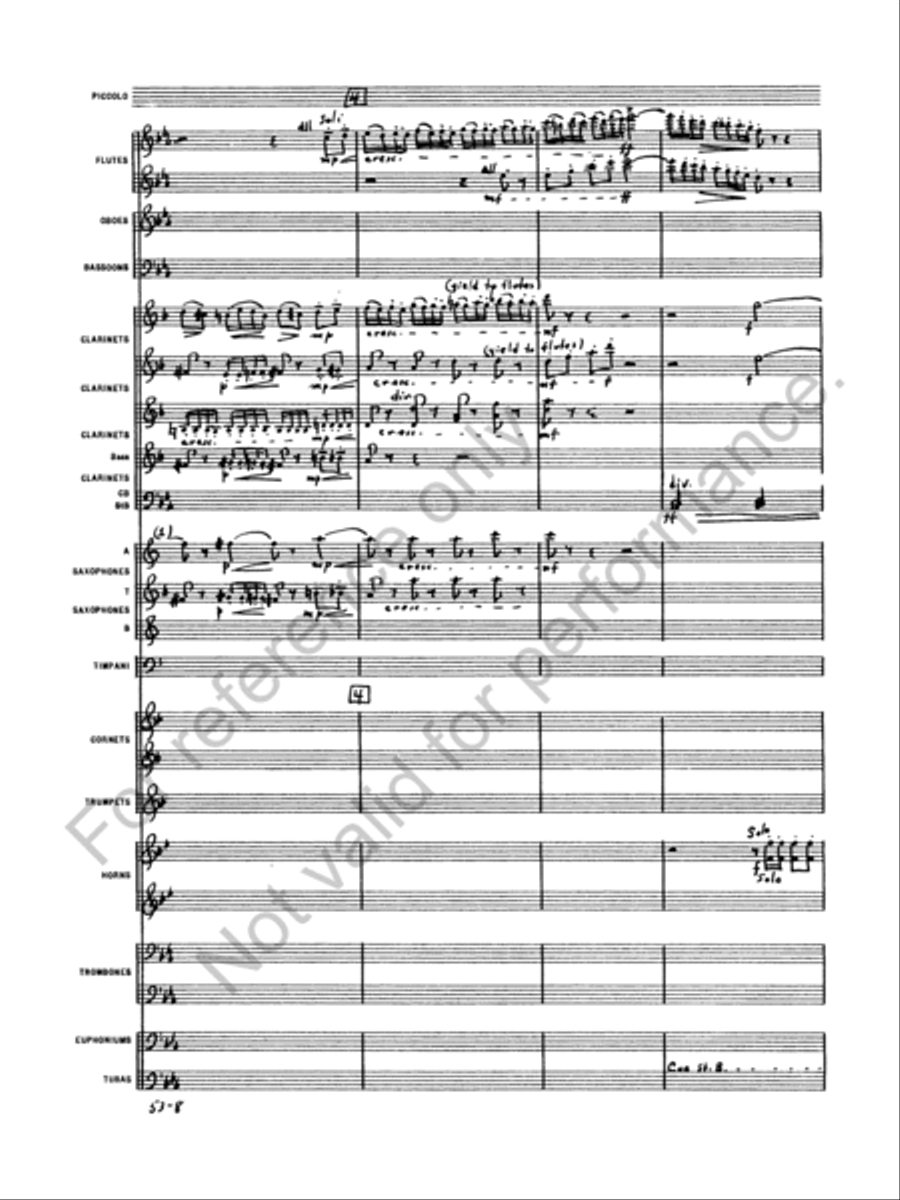Symphony No. 6 Concert Band scores gallery preview page 10