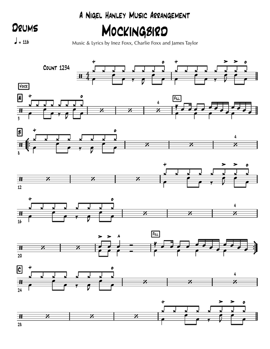 Mockingbird Jazz Ensemble scores gallery preview page 1