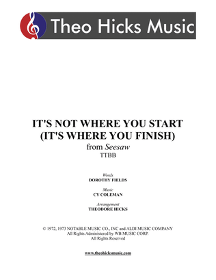 Book cover for It's Not Where You Start