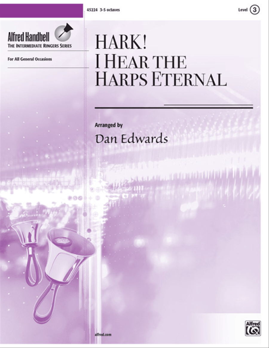 Hark! I Hear the Harps Eternal Handbell Choir scores gallery preview page 1