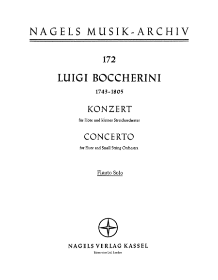 Concerto for Flute and Strings