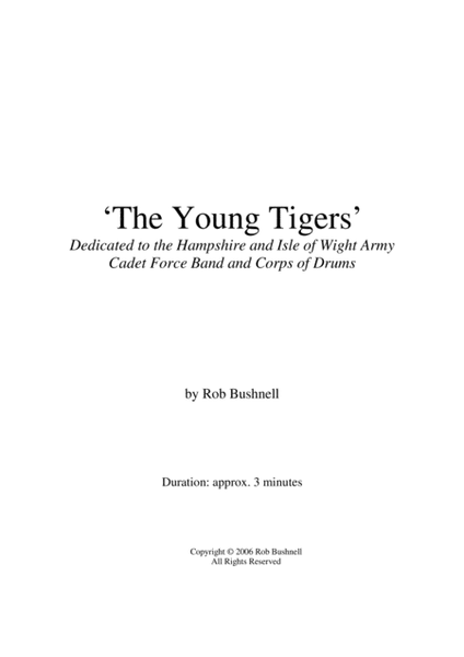 March: The Young Tigers (Rob Bushnell) - Concert or Military Band image number null
