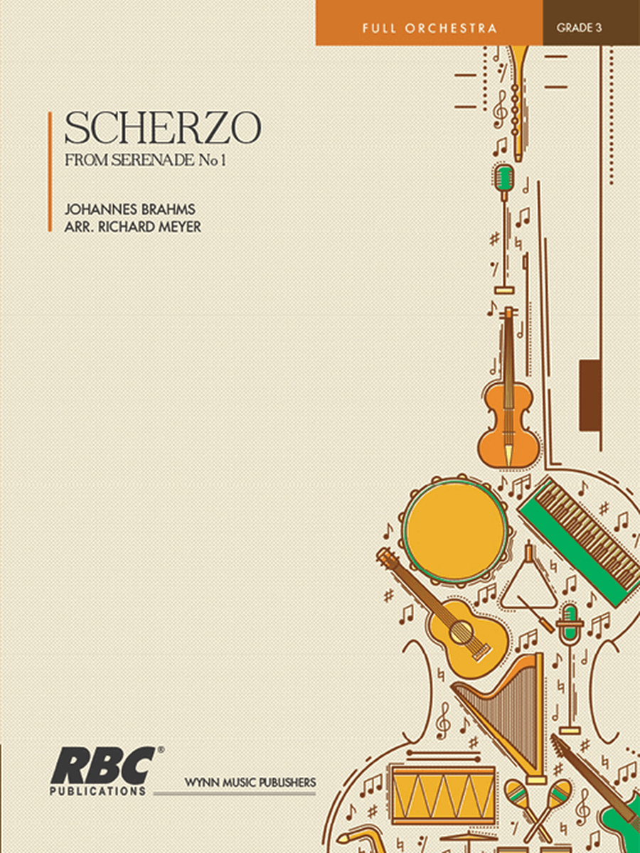 Scherzo From Serenade No. 1 Full Orchestra scores gallery preview page 1