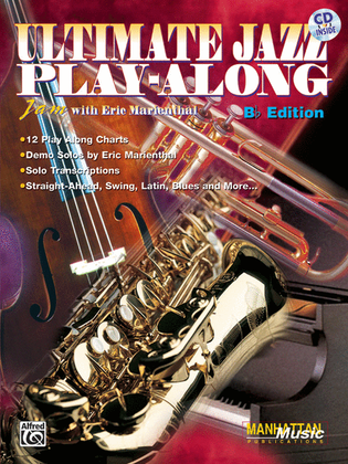 Book cover for Ultimate Jazz Play-Along (Jam with Eric Marienthal)