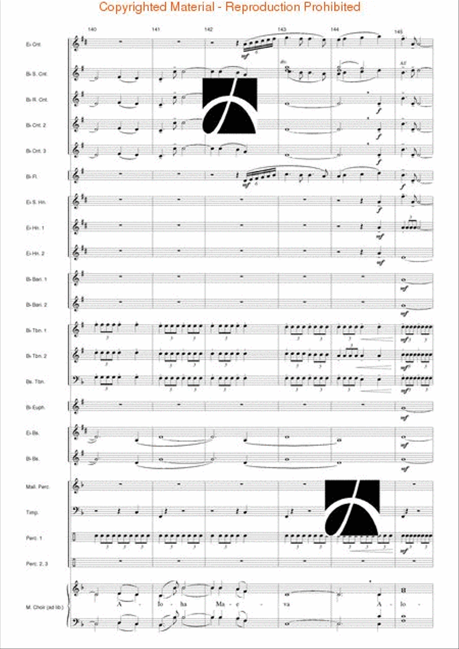 Pacific Dreams Concert Band scores gallery preview page 27