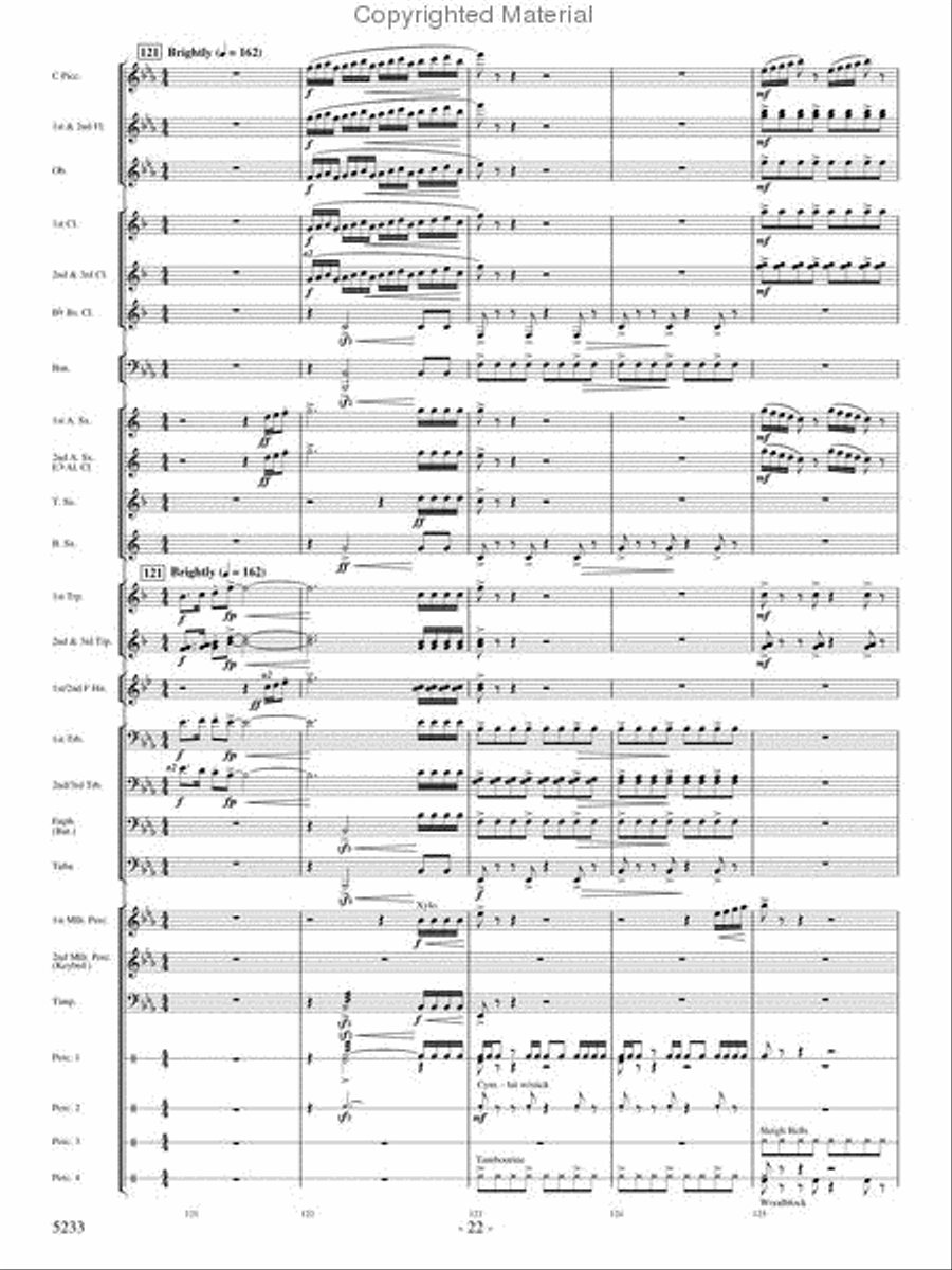 Upon These Wings Concert Band scores gallery preview page 21