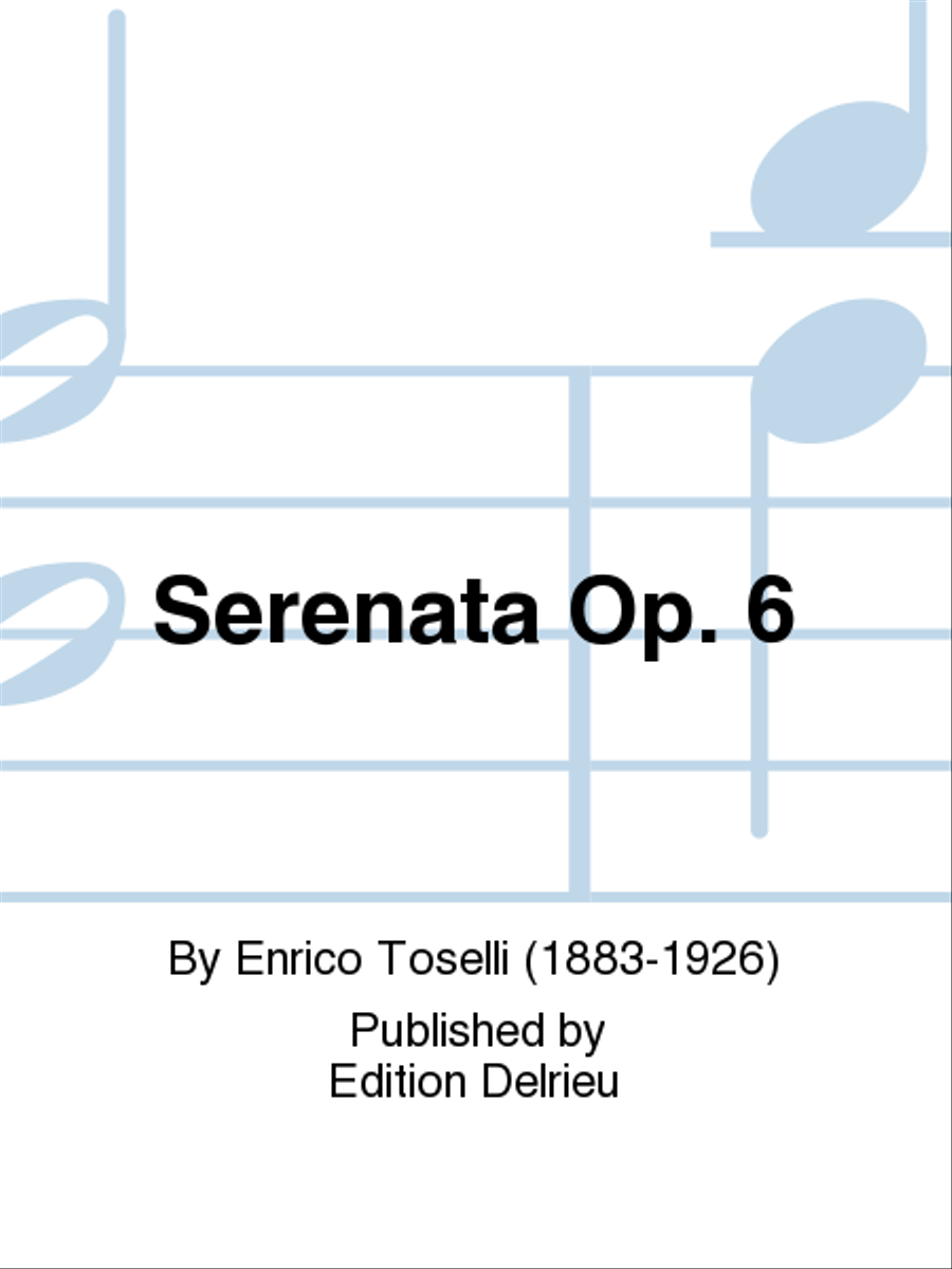Serenata Op. 6 Baritone Voice scores gallery preview page 1