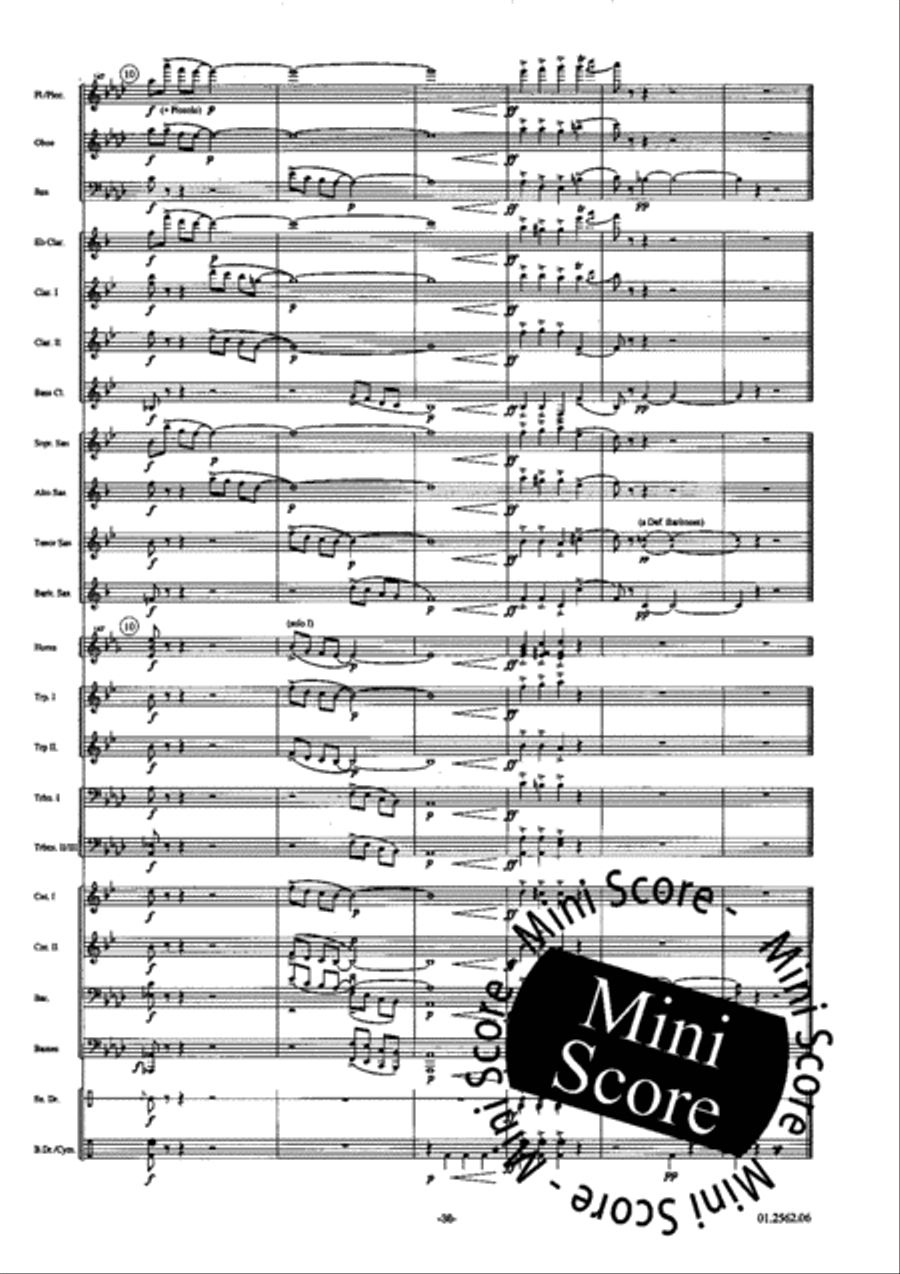 Omaggio a S.E.M. Omaggio a S.E.M. Concert Band scores gallery preview page 38
