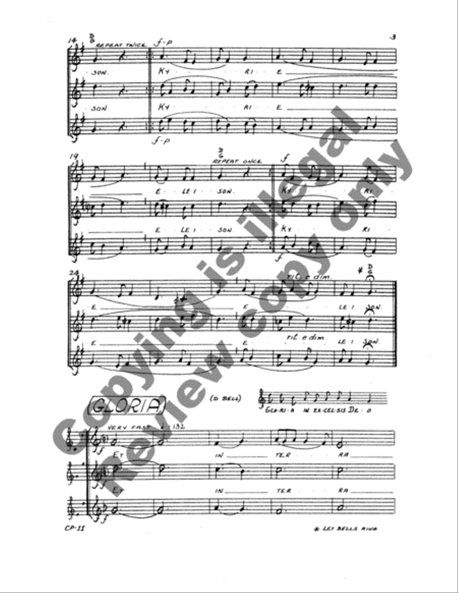 Mass of Tournai Mass of Tournai 3-Part scores gallery preview page 23