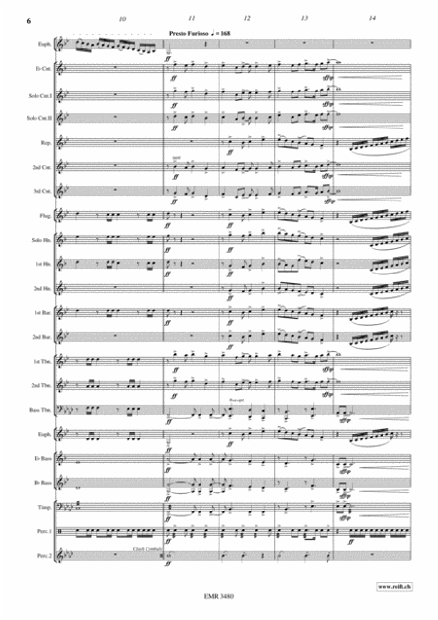 Devil's Concertino Devil's Concertino Brass Band scores gallery preview page 7