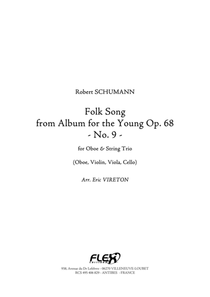 Folk Song - from Album for the Young Opus 68 No. 9 image number null