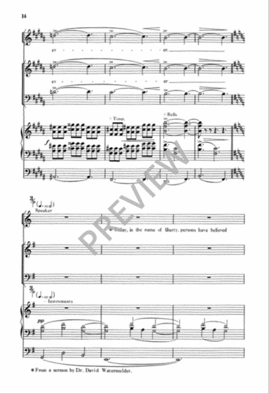 A Prayer for Us 4-Part scores gallery preview page 16