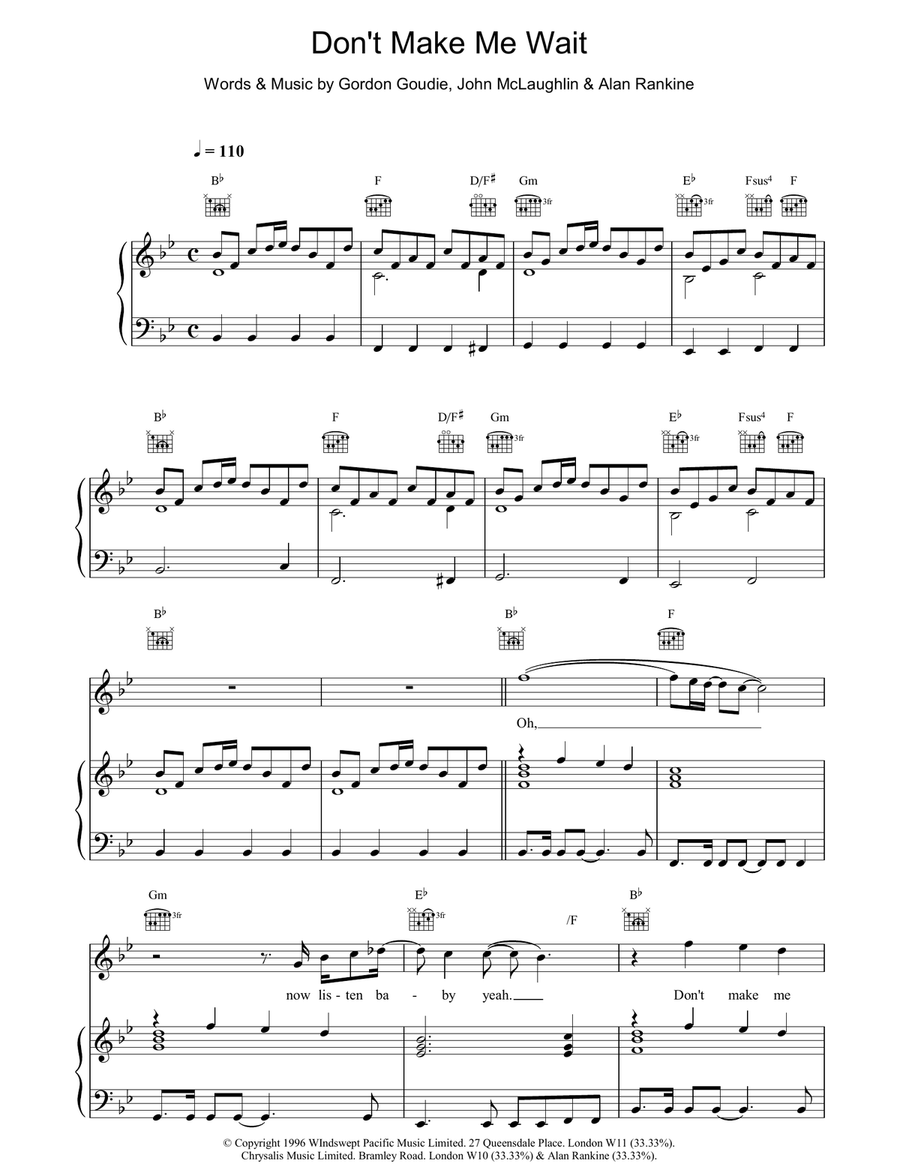 Don't Make Me Wait