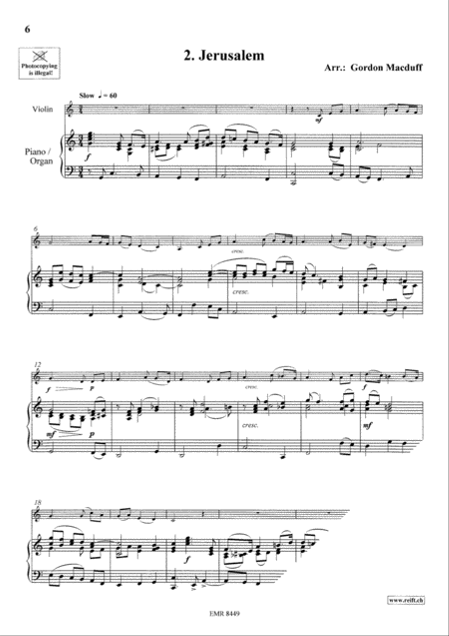 Sacred Music Volume 2 Violin Solo scores gallery preview page 4