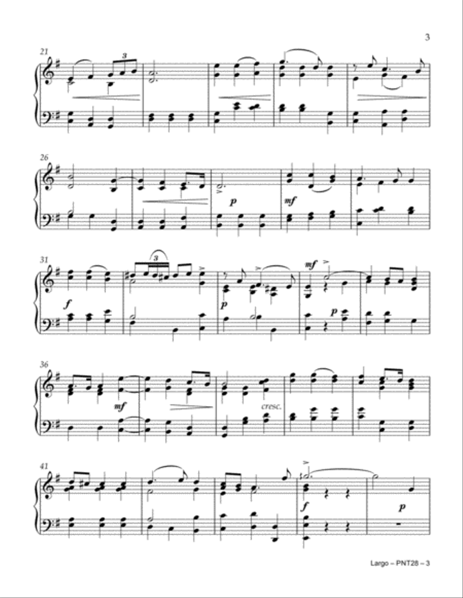 Largo Piano Method scores gallery preview page 3