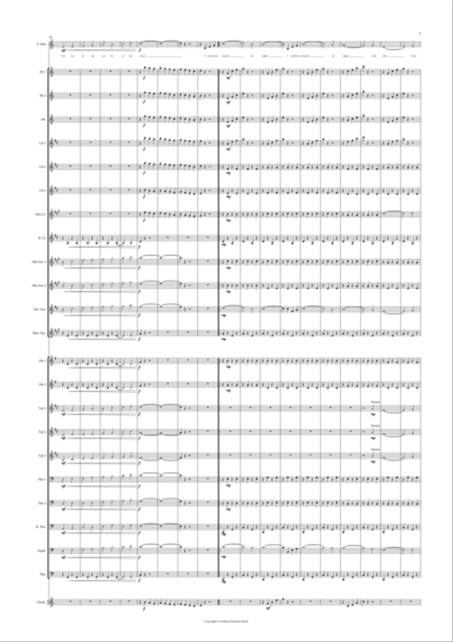 I Could Have Danced All Night (from My Fair Lady) Concert Band scores gallery preview page 3