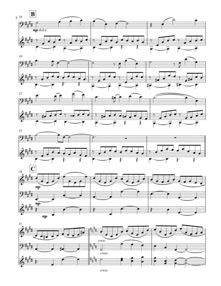 Andante Cantabile, from Sonata for Flute, Cello, and Guitar image number null
