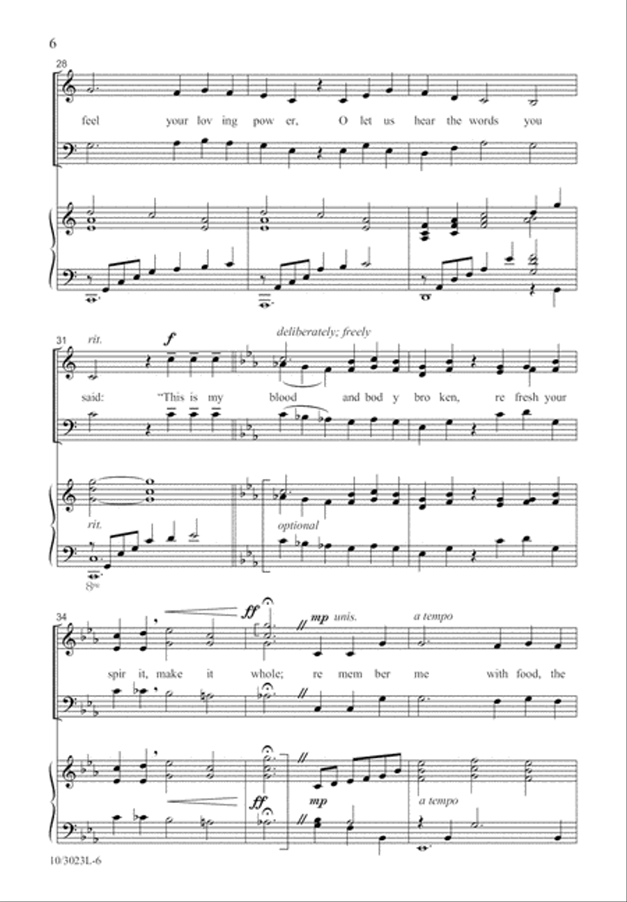 Bread of the World 3-Part scores gallery preview page 6