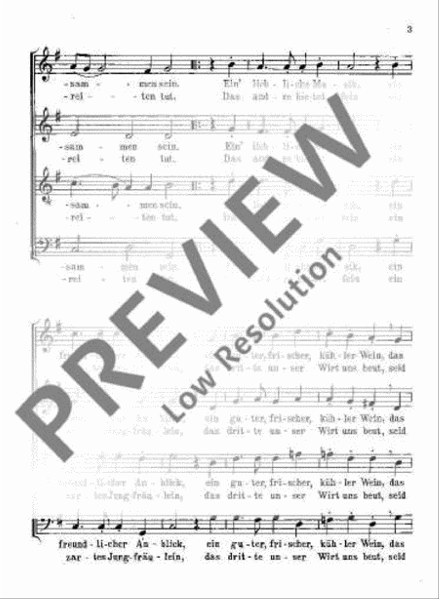 Drei gute Dinge Drei gute Dinge 4-Part scores gallery preview page 4