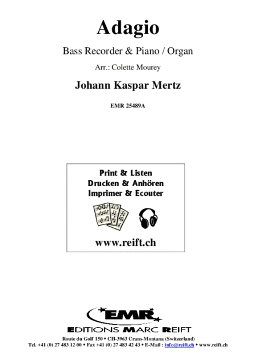 Adagio Adagio Bass Recorder scores gallery preview page 2