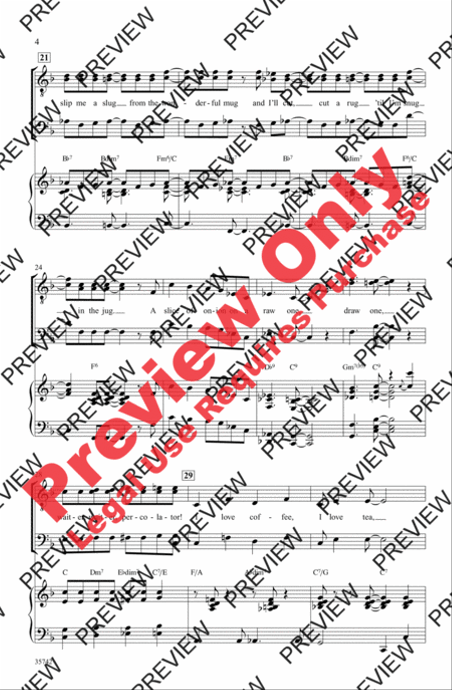 Java Jive Men's Choir scores gallery preview page 4