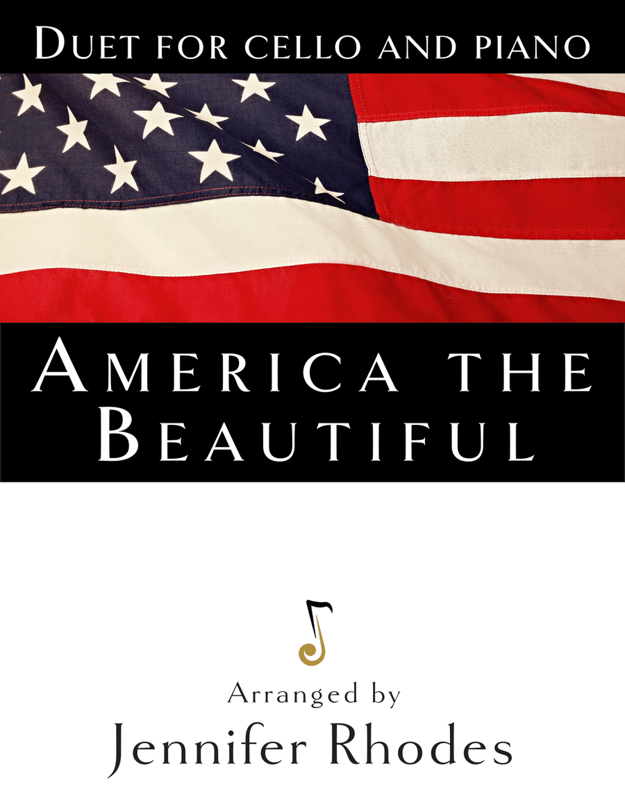 America the Beautiful Piano scores gallery preview page 1