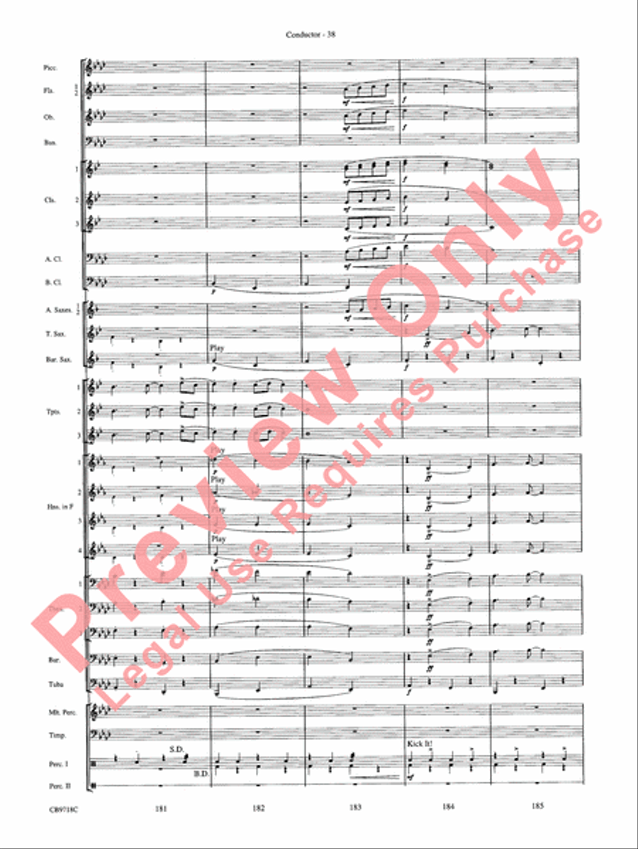 Gershwin! (Medley) Gershwin! (Medley) Concert Band scores gallery preview page 41