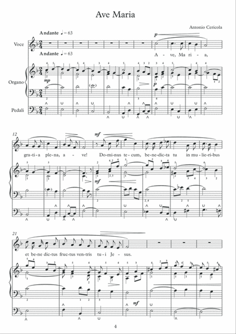 Ave Maria Small Ensemble scores gallery preview page 6