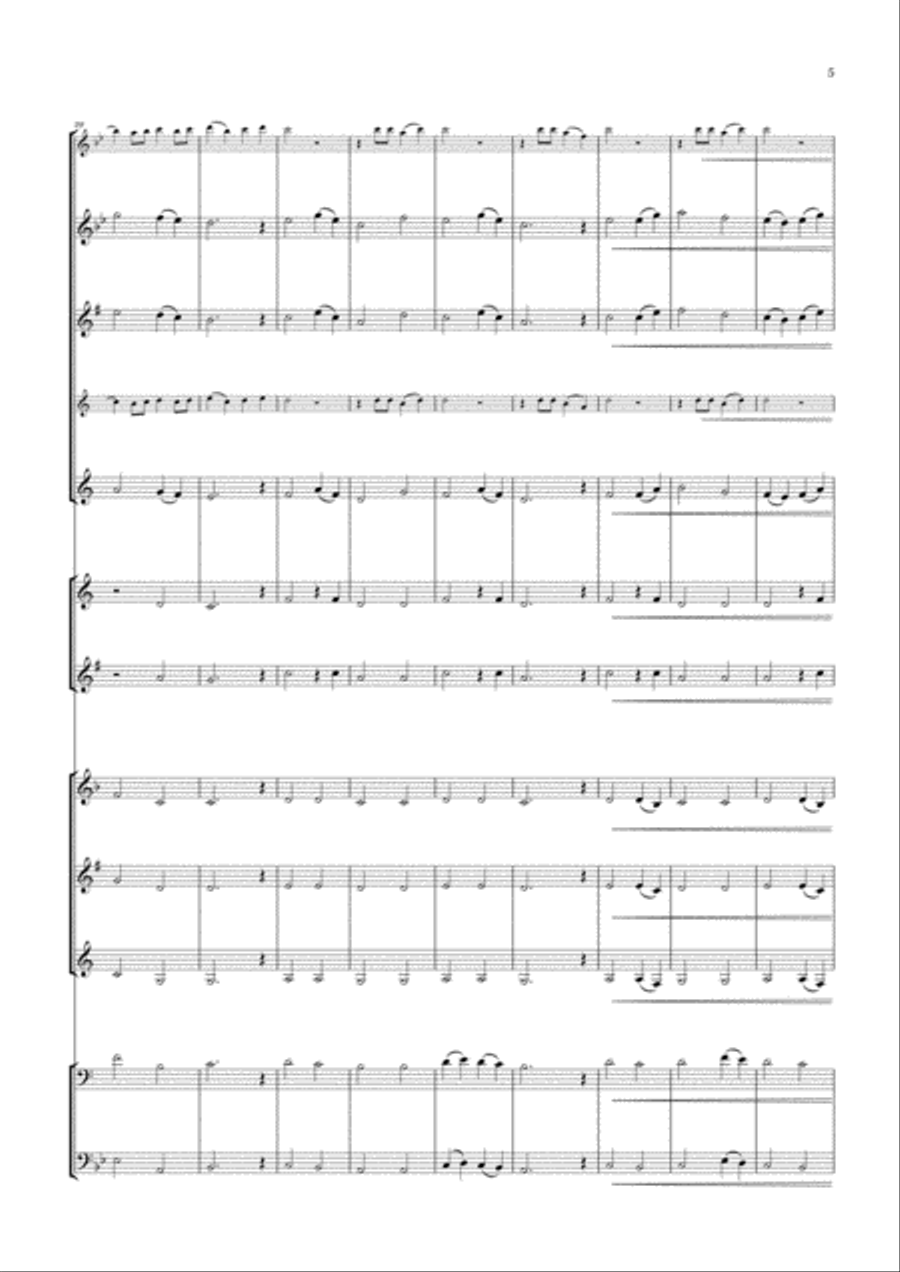 Autumn Hymn Concert Band scores gallery preview page 5