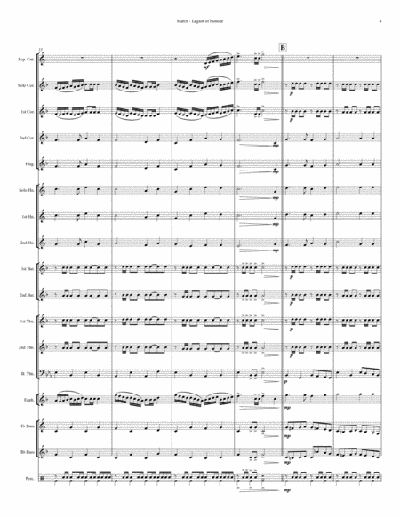 March - Legion of Honour - Brass Band - Score and all parts image number null