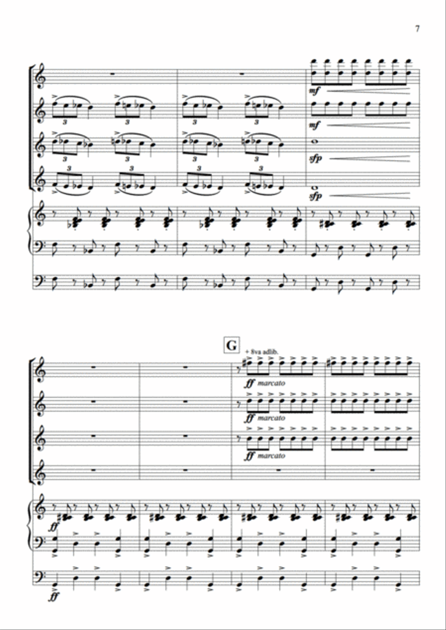 Sabre Dance From ‘Gayaneh’ Ballet Set of Parts scores gallery preview page 8
