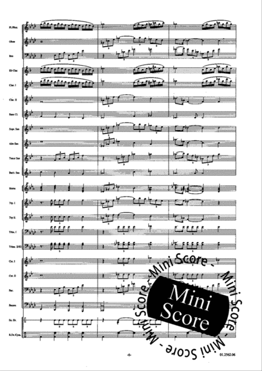 Omaggio a S.E.M. Omaggio a S.E.M. Concert Band scores gallery preview page 7