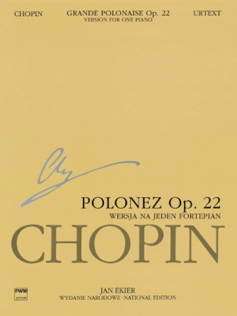 Grande Polonaise in E Flat Major Op. 22 for Piano and Orchestra