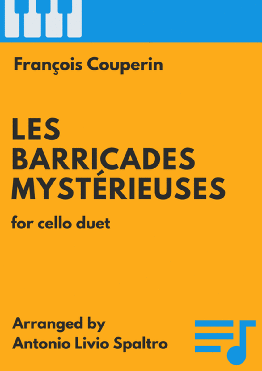 Les Barricades Mystérieuses for Cello Duet image number null