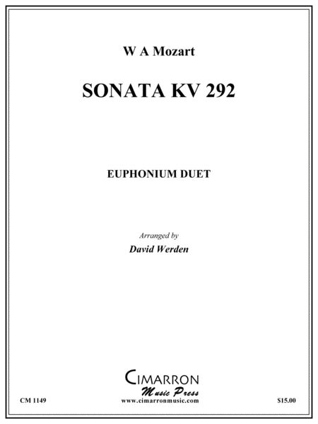 Sonata, KV. 292 image number null