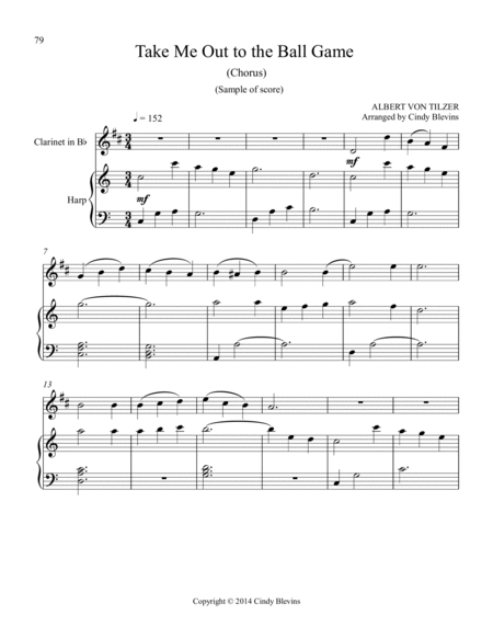 Classic With A Side Of Nostalgia (16 arrangements for harp and clarinet) image number null